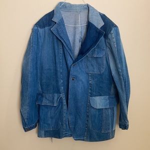 Home Made 1970’s style patch work denim jacket